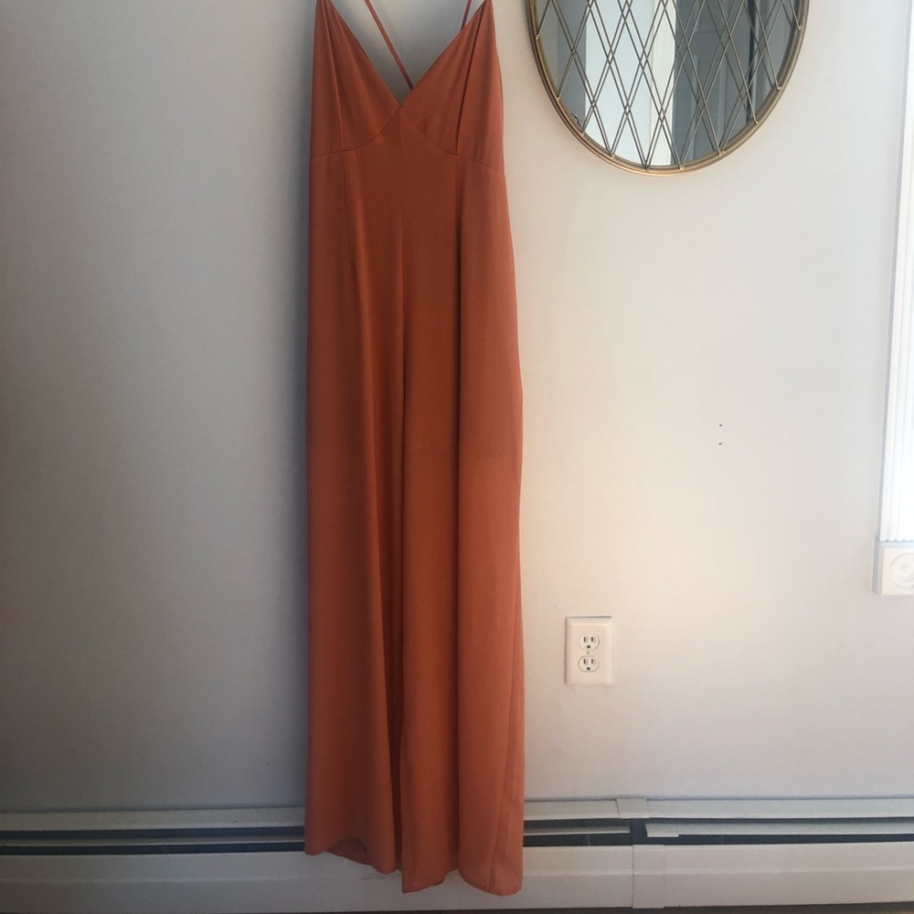 Burnt Orange Jumpsuit | L | Active USA